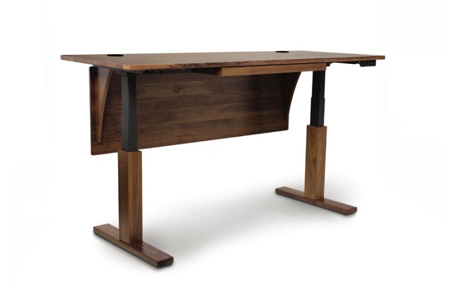 wood standing desk