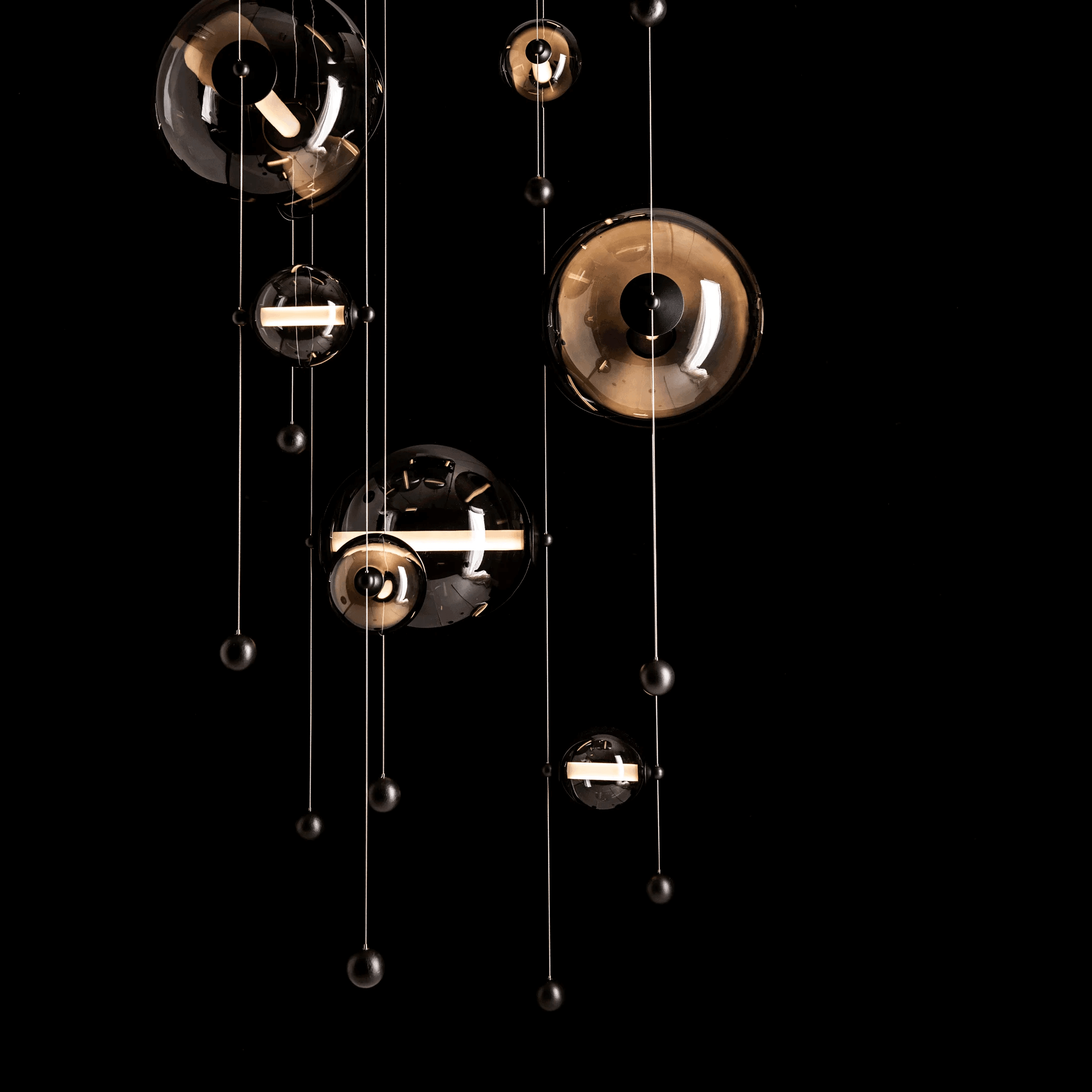 abacus 10-light square led pendant 1