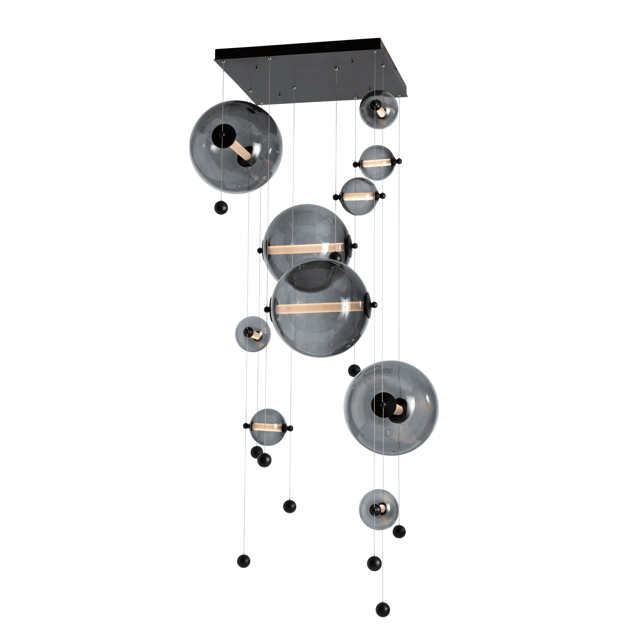 abacus 10-light square led pendant 3