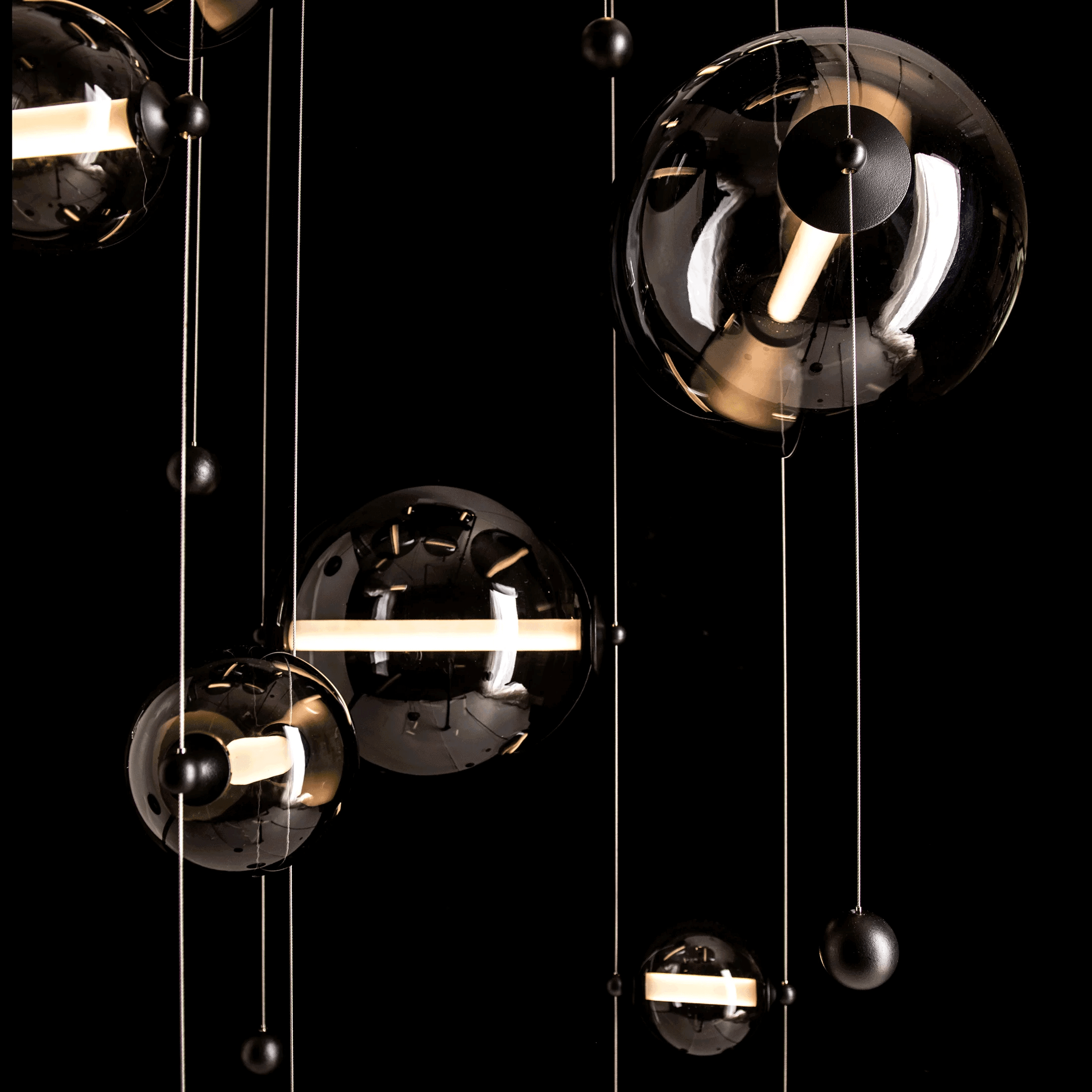 abacus 10-light square led pendant 4