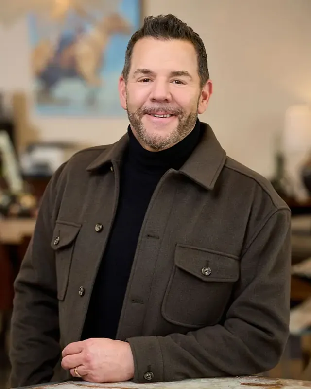 Robert Zimmerman of ELEMENT HOME smiling in showroom